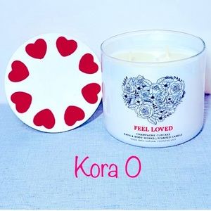 ❤️BBW Valentines 3 Wick Candle NEW❤️